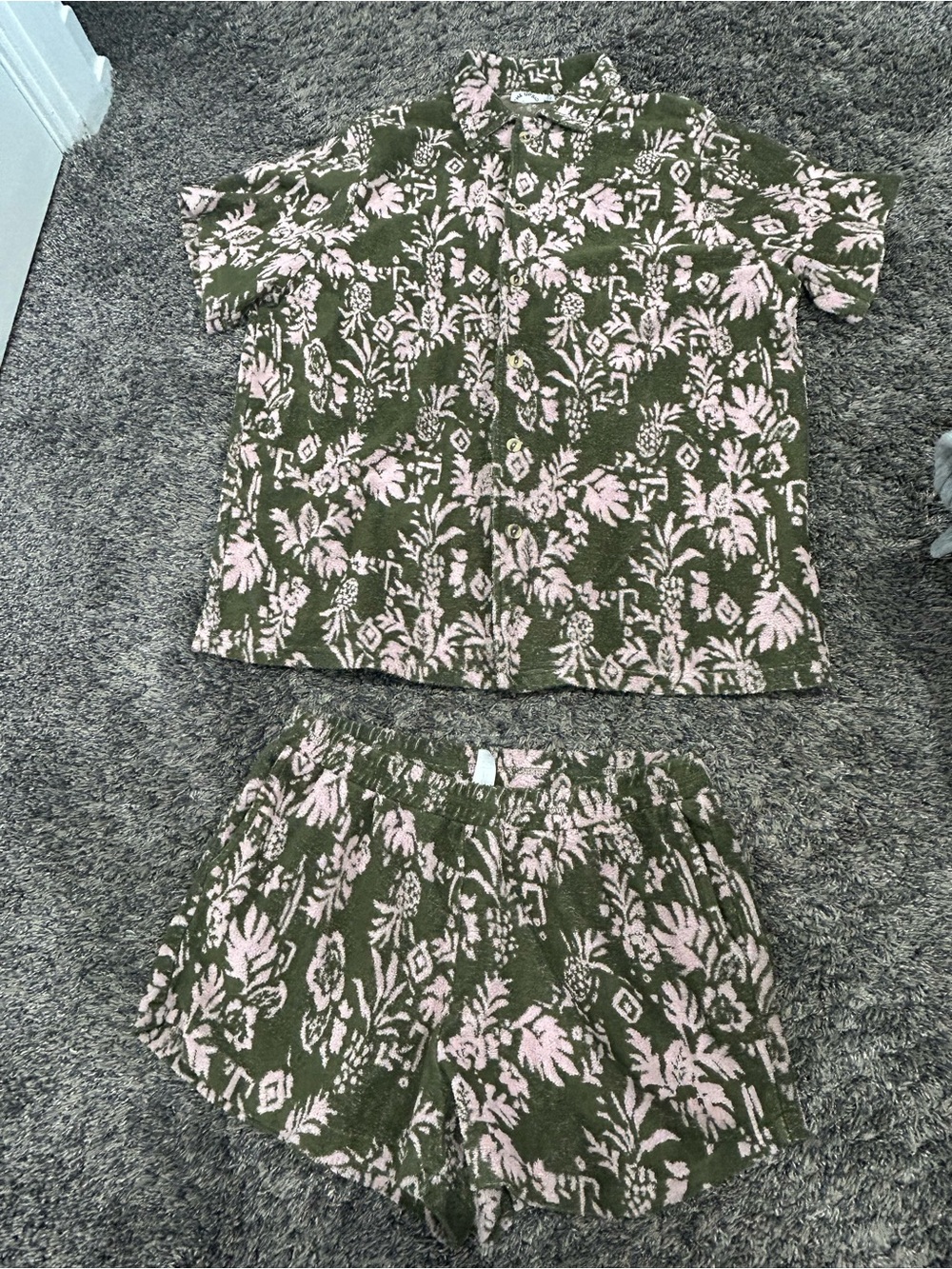 The Upside Cocos Terry Shorts Set